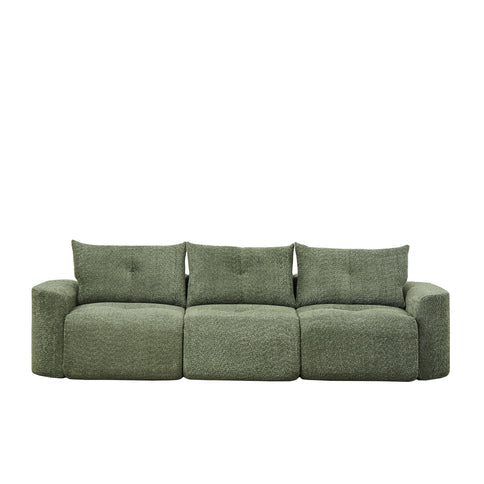 3 Seater With Thickened Armrests Sofa For Living Room