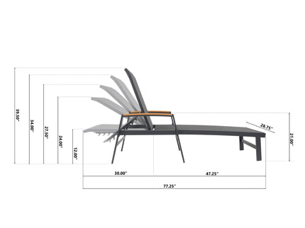 Oaxton - Chaise Lounge