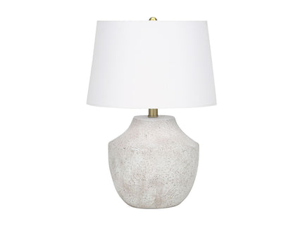 Lighting, Modern Table Lamp, Concrete - Cream