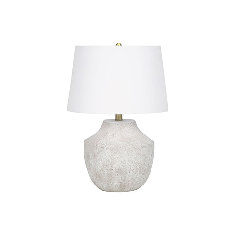 Lighting, Modern Table Lamp, Concrete - Cream