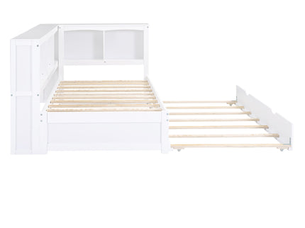 Daybed With Trundle, Storage Cabinets, USB Ports