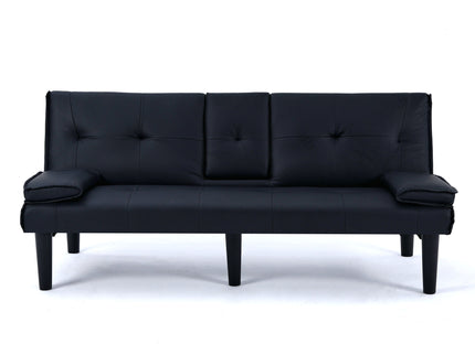 Sofa Bed With Foldable Design And Cup Holder