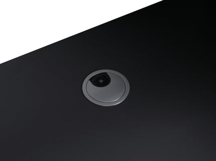 Contemporary Freestanding Bathroom Vanity With Resin Sink & Soft-Close Cabinet Doors