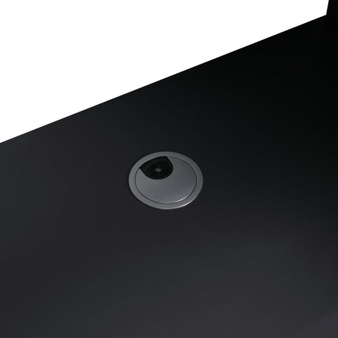 Contemporary Freestanding Bathroom Vanity With Resin Sink & Soft-Close Cabinet Doors