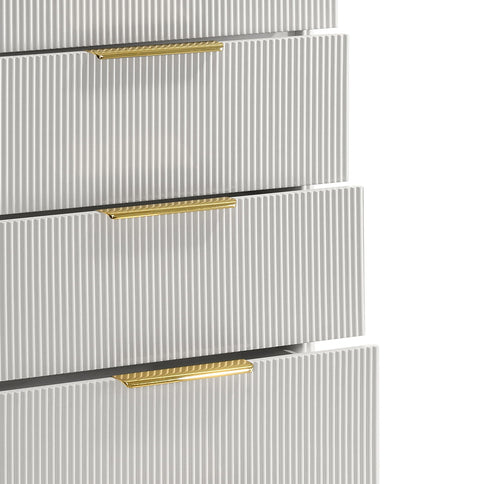 Giovanni - 5 Drawer Chest - White