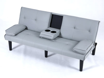 Sofa Bed With Foldable Design And Cup Holder