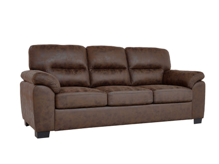 3 Seater Sofa With Padded Armrests And Triangular Leg