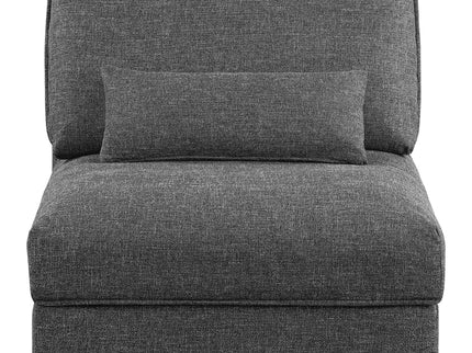 Wakefield - Upholstered Armless Slipper Chair - Black
