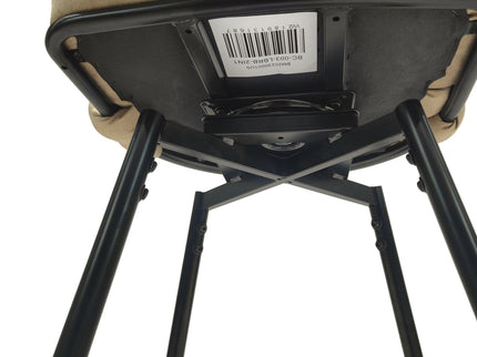 Bar Stool 360 Swivel With Back Footrest