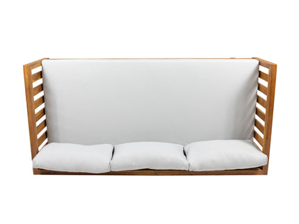 Claremont - 3 Seater Daybed Teak Acacia Wood Water Resistant Cushions