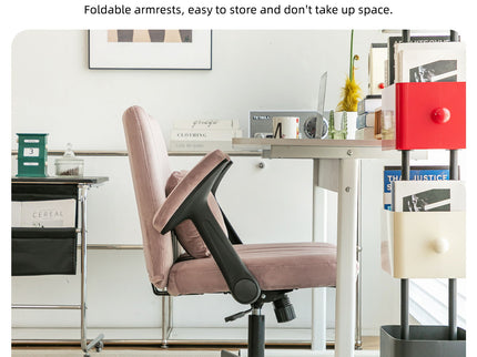 Criss Cross Armrest Office Chair With Wheels