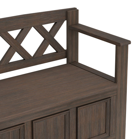 Amherst - Handcrafted Entryway Storage Bench
