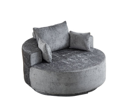 Swivel Chair With Rotating Base For Living Room