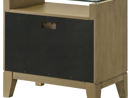 Menlo - 2 Drawer Nightstand - Pine Wood