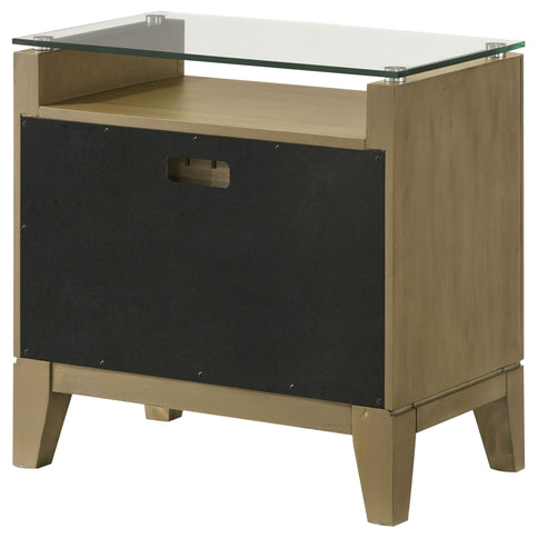 Menlo - 2 Drawer Nightstand - Pine Wood