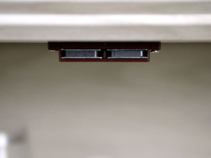 Storage Cabinet With 3 Mirrored Acrylic Doors, Adjustable Shelves