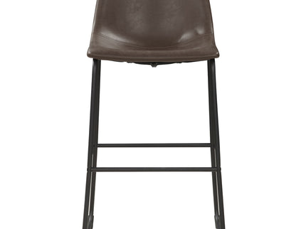 Armless Bar Stool (Set of 2) - Brown