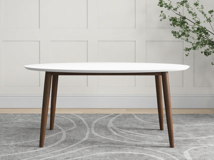 Ada - Mid-Century Modern Style Oval Dining Table