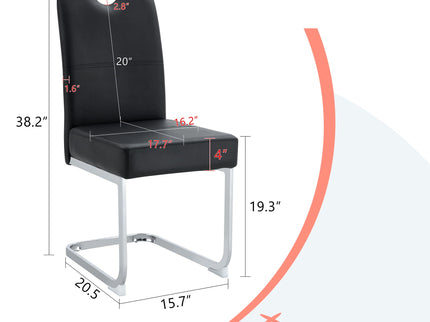 Coaster Dining Chairs With Built In Spring Packages & Ergonomic Design