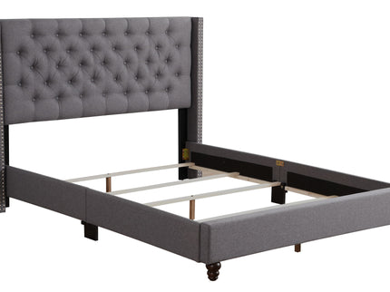 Nailhead Bed Transitional Vibrant