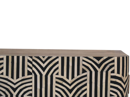 Edessa Bone Inlay Cabinet