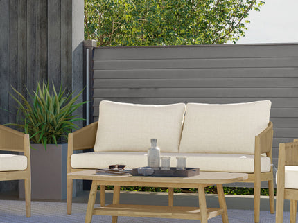 Bayshore - Outdoor Coffee Table - Light Teak