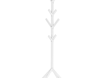 Coat Rack, Hall Tree, Free Standing, 8 Hooks, Entryway, Contemporary & Modern