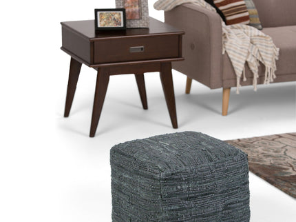 Fredrik - Handcrafted Square Pouf