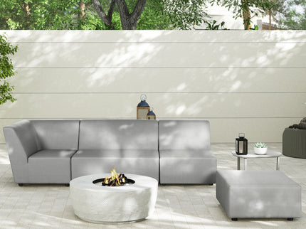 Cleo - Modular Upholstered Deep Seating Patio Corner Chair Axroma Olefin