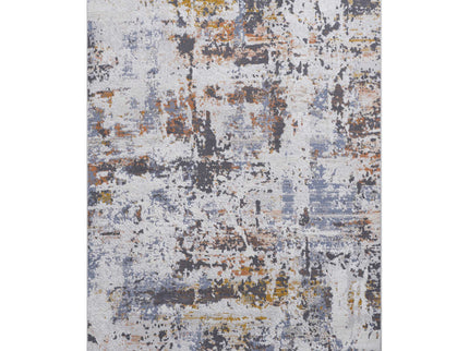 Payas - 8' X 10' Abstract Area Rug - Ivory / Blue