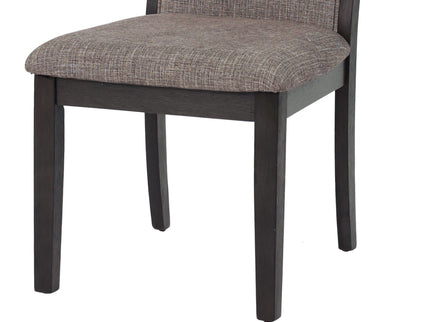 Upholstered Dining Chairs (Set of 2) - Gray - Fabric