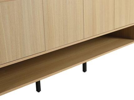 Modern Bathroom Vanity Combo With Single Resin Sink And Storage Cabinet