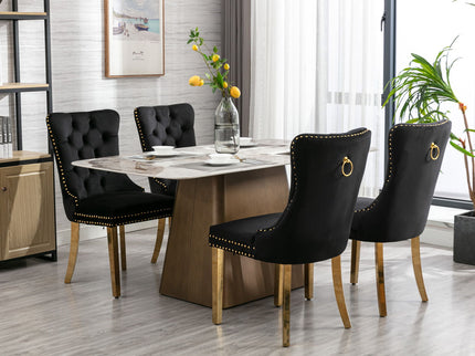 Nikki - Modern, High-End Tufted Dining Chair (Set of 2)