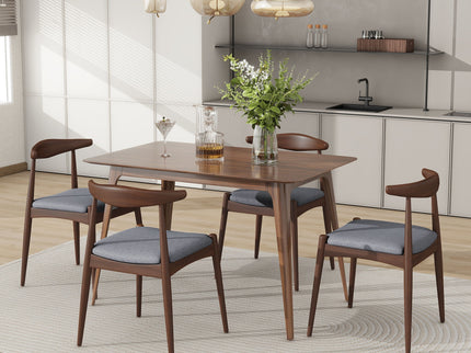 Dining Chairs With Ergonomic Backrest & Comfort Cushions (Set of 2)