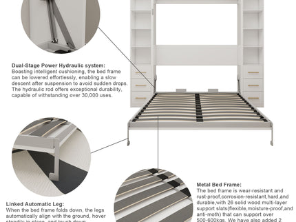 Folding Vertical Murphy Wall Bed