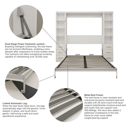 Folding Vertical Murphy Wall Bed