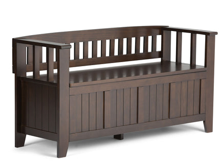 Acadian - Entryway Storage Bench, Handcrafted