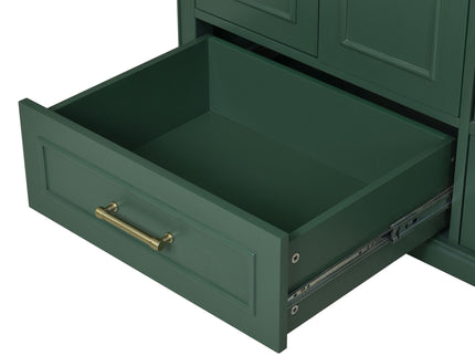 Traditional Bathroom Vanity With Soft Close Doors And Drawers