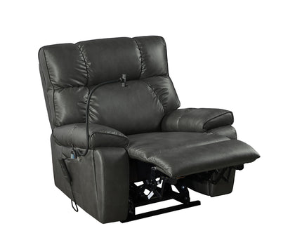 Recliner Chair With Phone Holder, Electric Power Lift Recliner Chair With 2 Motors Massage And Heat For Elderly, 3 Positions, 2 Side Pockets, Cup Holders