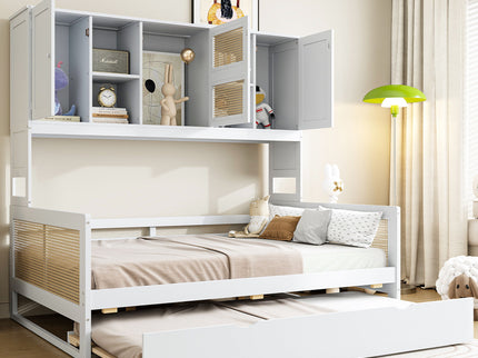 Daybed And All In One Cabinet And Shelf