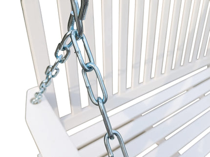 Front Porch Swing With Armrests For Outdoor Patio, Garden Yard, Backyard Or Sunroom