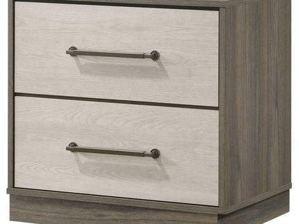 Edmondson - 2 Drawer Nightstand - Gray