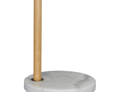 Tall Corner Floor Lamp For Living Room - White