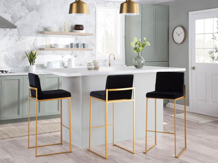 Fuji - Contemporary Design High Back Barstool