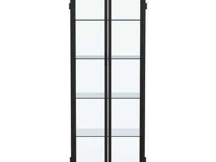 Nevra - 4 Shelf Display LED Curio Cabinet