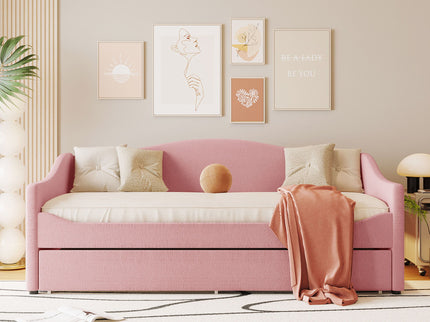 Design Upholstered Daybed With Light And Trundle