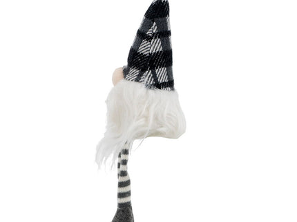 3 Pieces Sitting Gnome, Christmas Table Home Ornaments For Holiday Party Gifts - White / Gray