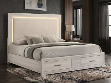 Colorado - Bed With Upholstered LED Headboard