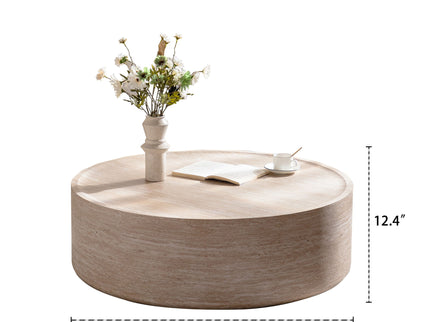 Round Coffee Table For Living Room - Amber
