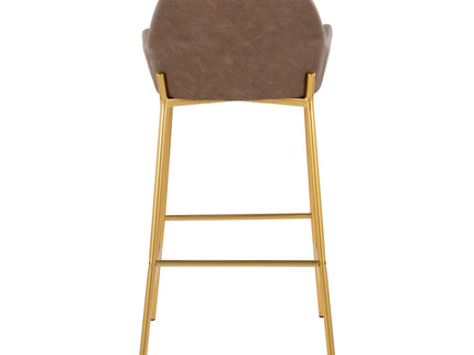 Daniella - Contemporary / Glam Fixed Height Bar Stool (Set of 2)